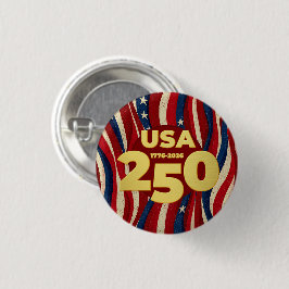 American 250th Birthday Anniversary 2026  Button