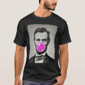 American Abraham Lincoln Eyes Flag Country 1 T-Shirt (Vorderseite)