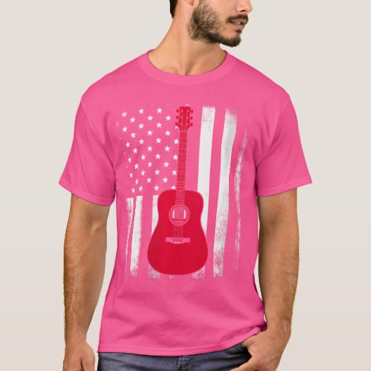 American Acoustic Guitar V T-Shirt (Vorderseite)