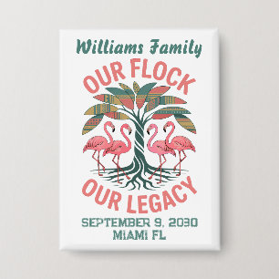 American African Family Wiedersehen Legacy Flaming Button