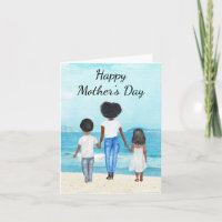 American African Mother's Day Card