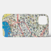 American Airlines-Systemskarte Case-Mate iPhone Hülle (Rückseite (Horizontal))
