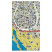 American Airlines-Systemskarte Kleine Geschenktüte (Rückseite)