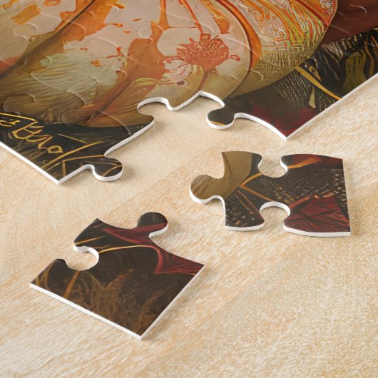 American Akita Autumn Harvest Erntedank Puzzle (Seite)