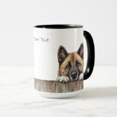 American Akita Dog Tasse (VorderseiteRechts)