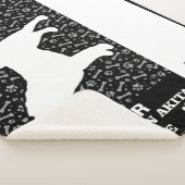 American Akita Funny Side of Bed Sherpadecke (3/4)