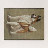 American Akita Hund aus Fairy Tale Buch 3 Puzzle (Horizontal)