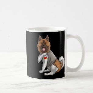 American Akita I Liebe Mama Tattoo Hundeshirt Mütt Kaffeetasse