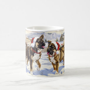 American Akita Weihnachten Kaffeetasse