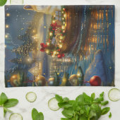 American Akita Weihnachtsfest Reise Geschirrtuch (Gefaltet)