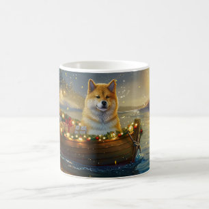 American Akita Weihnachtsfest Reise Kaffeetasse