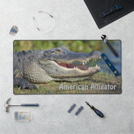 American Alligator Fotografic Wildlife Schreibtischunterlage