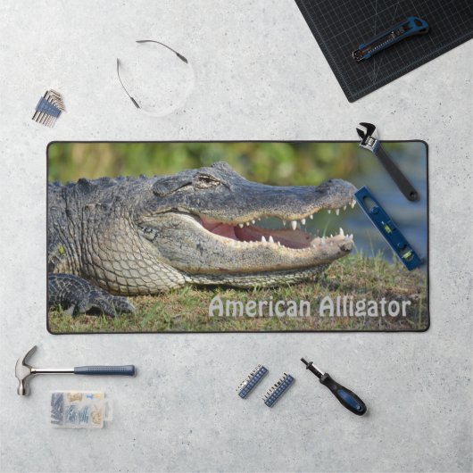 American Alligator Fotografic Wildlife Schreibtischunterlage (Arbeitsplatz)