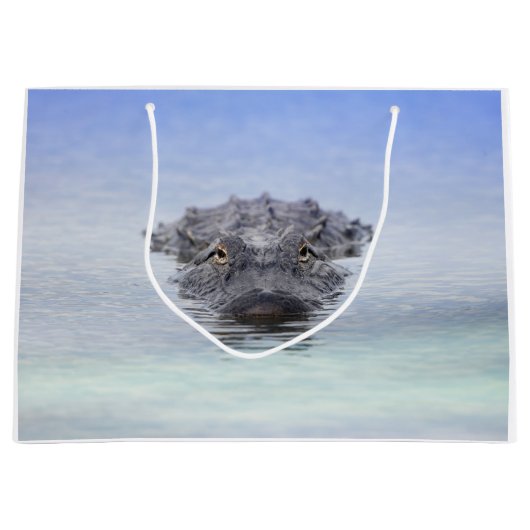American Alligator – Lake Apopka Wildlife Drive Große Geschenktüte (Vorderseite)