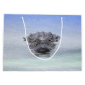 American Alligator – Lake Apopka Wildlife Drive Große Geschenktüte (Rückseite)