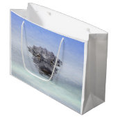 American Alligator – Lake Apopka Wildlife Drive Große Geschenktüte (Vorderseite Schrägansicht)