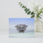 American Alligator – Lake Apopka Wildlife Drive Postkarte (Stehend Vorderseite)