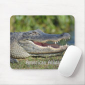 American Alligator Mousepad (Mit Mouse)