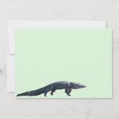 American Alligators Flat Grußkarte Karte (Rückseite)