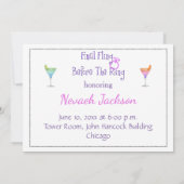 American American Bachlorette Party Invitation Einladung (Rückseite)