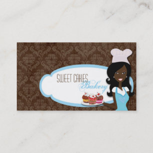 American American Baker Cup Cakes Business Card Visitenkarte
