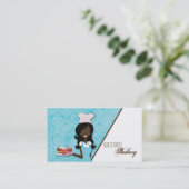 American American Baker Cup Cakes Business Card Visitenkarte (Stehend Vorderseite)