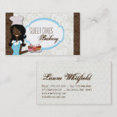 American American Baker Cup Cakes Business Card Visitenkarte (Vorne/Hinten)