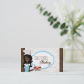 American American Baker Cup Cakes Business Card Visitenkarte (Stehend Vorderseite)