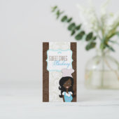 American American Baker Cup Cakes Business Card Visitenkarte (Stehend Vorderseite)