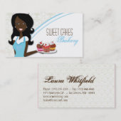 American American Baker Cup Cakes Business Card Visitenkarte (Vorne/Hinten)