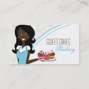 American American Baker Cup Cakes Business Card Visitenkarte