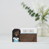American American Baker Cup Cakes Business Card Visitenkarte (Stehend Vorderseite)