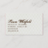 American American Baker Cup Cakes Business Card Visitenkarte (Rückseite)