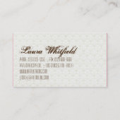 American American Baker Cup Cakes Business Card Visitenkarte (Rückseite)
