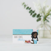 American American Baker Cup Cakes Business Card Visitenkarte (Stehend Vorderseite)