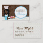 American American Baker Cup Cakes Business Card Visitenkarte (Vorne/Hinten)