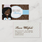 American American Baker Cup Cakes Business Card Visitenkarte (Vorne/Hinten)