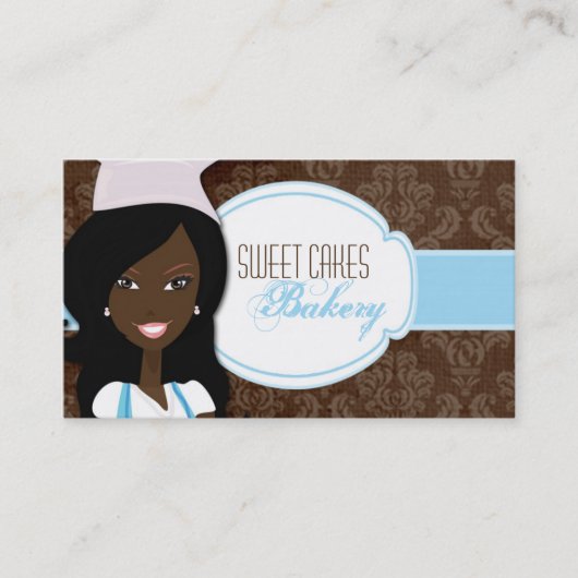 American American Baker Cup Cakes Business Card Visitenkarte (Vorderseite)