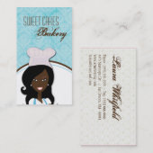 American American Baker Cup Cakes Business Card Visitenkarte (Vorne/Hinten)