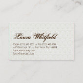 American American Baker Cup Cakes Business Card Visitenkarte (Rückseite)