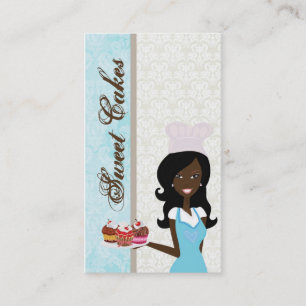 American American Baker Cup Cakes Business Card Visitenkarte