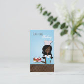 American American Baker Cup Cakes Business Card Visitenkarte (Stehend Vorderseite)