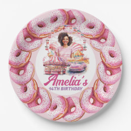 American American Birthday Custom Pappteller