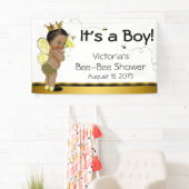 American American Boy Bee Baby Shower Banner (Insitu)
