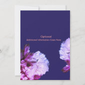 American American Bride & Groom Royal Blue Wedding Einladung (Rückseite)