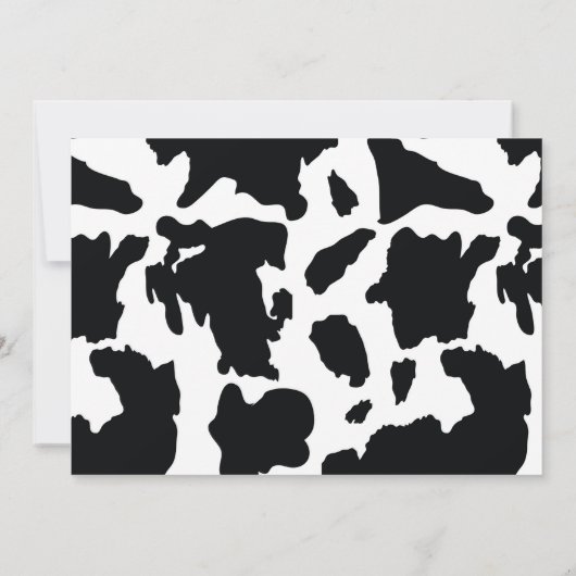 American American Cowgirl Western Birthday Party Einladung (Rückseite)