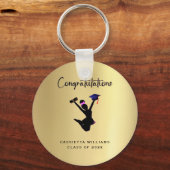 American American Gold Graduate Gratulation Schlüsselanhänger (Vorderseite)