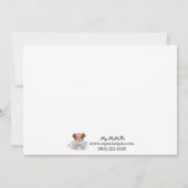 American American Mama Baby Shower Einladung (Rückseite)