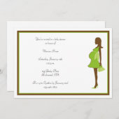 American American Mama Baby Shower Einladung (Vorne/Hinten)