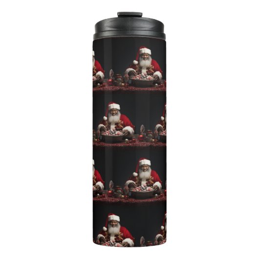 American American Santa Candy Claus Thermosbecher (Vorderseite)